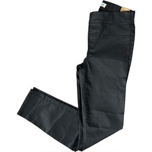 Madewell Skinny Skinny Faux Leather Black Pants. NEW. 28.